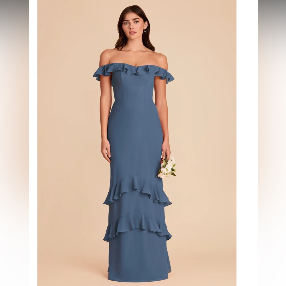 Luna Dress - Chiffon Twilight - Birdy Grey